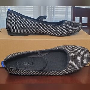 ROTHY'S THE MAX SQUARE MARY JANE STAR STUDDED